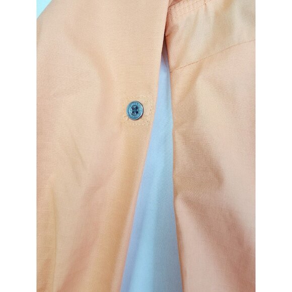 Wrangler Riggs Workwear Womens Size Medium Tangarine Back Vent Long Sleeve Shirt - Picture 9 of 13